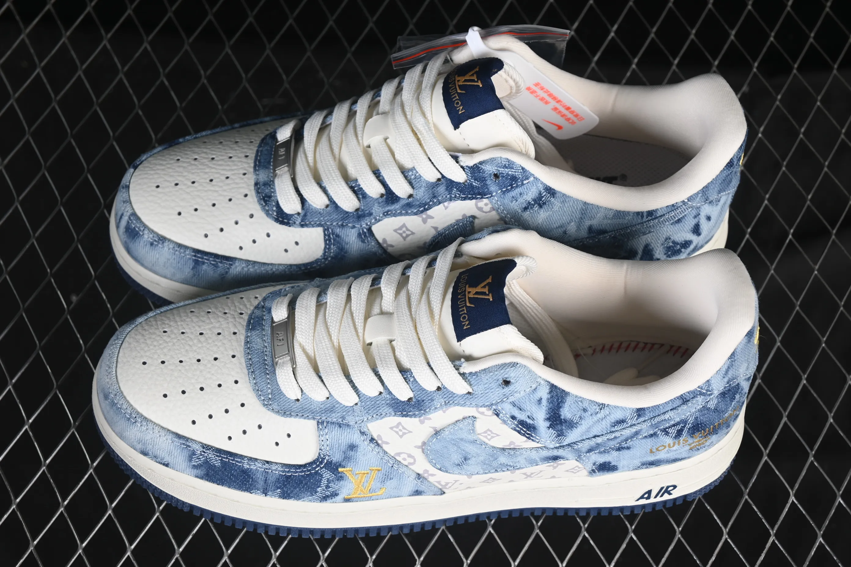 All categories Nk Air Force 1 Air Force series Nk Air Force 1 Low Air Force low-top Nike Air Force 1'07 Low LV joint denim blue Air Force 1 low-top casual sneakers YF9511-818